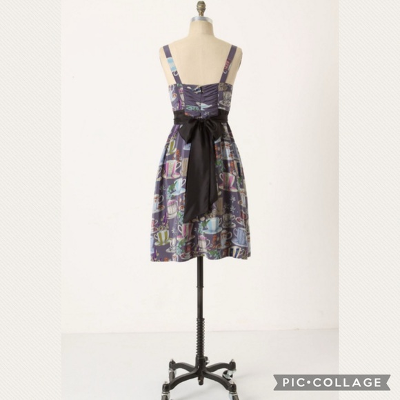 :Price Firm: Anthropologie Floreat Sugar & Cream Dress - Picture 3 of 11